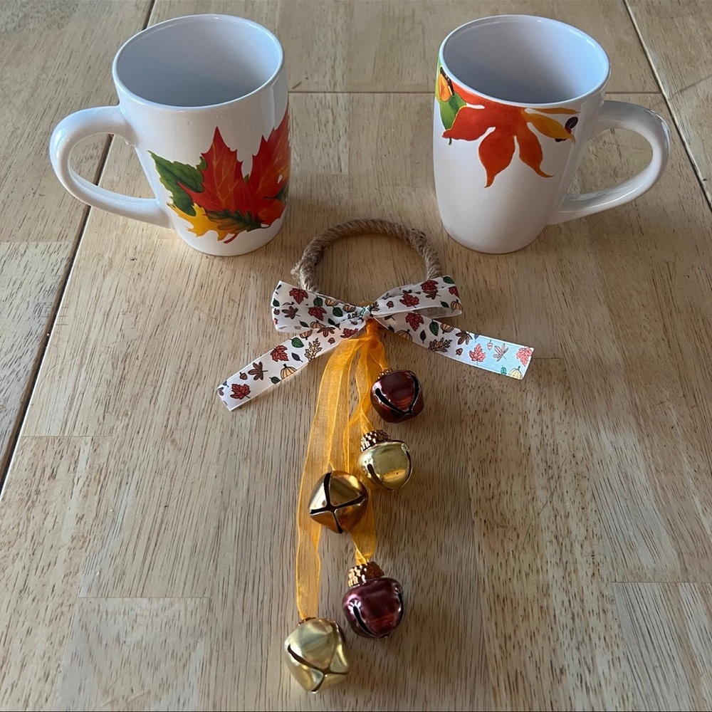 Fall Mug & Bell Door Hanger Bundle